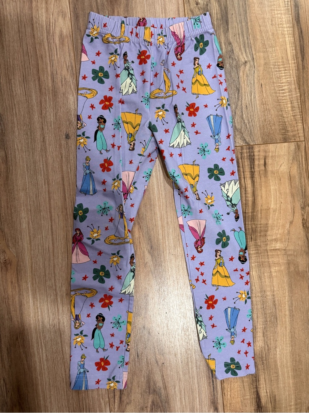 NWOT Girls' Purple Princess Print Leggings